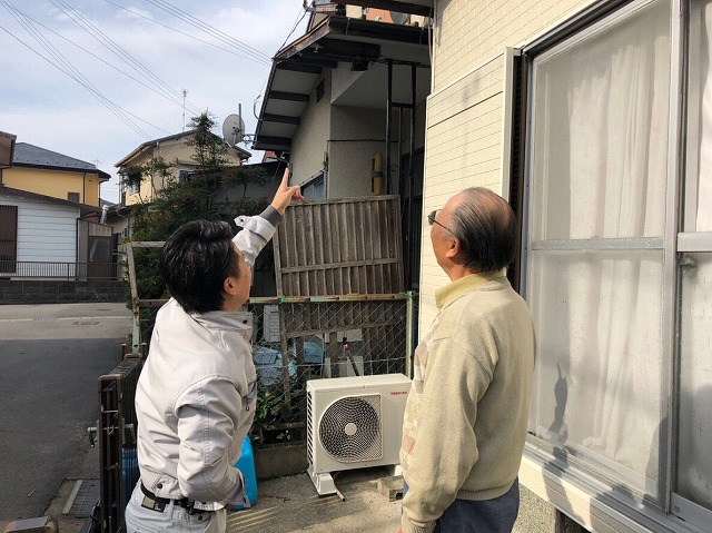 葺き替え打ち合わせ