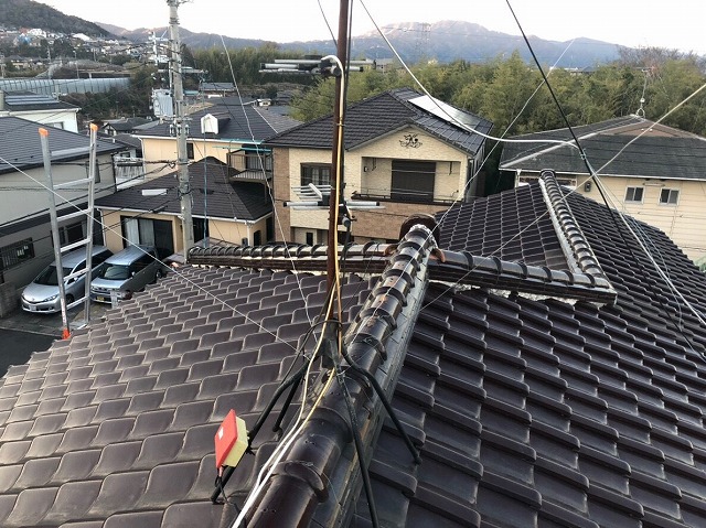 115㎡の広い屋根