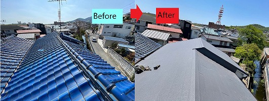 屋根の葺き替え