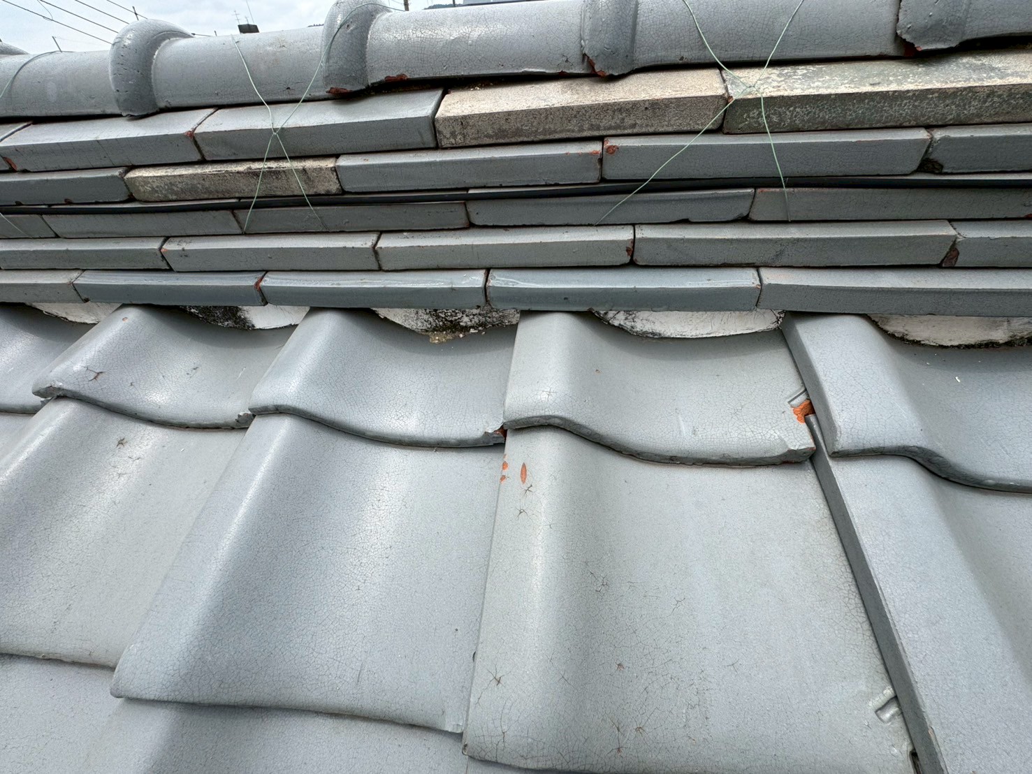 大津市 屋根調査 漆喰 (3)