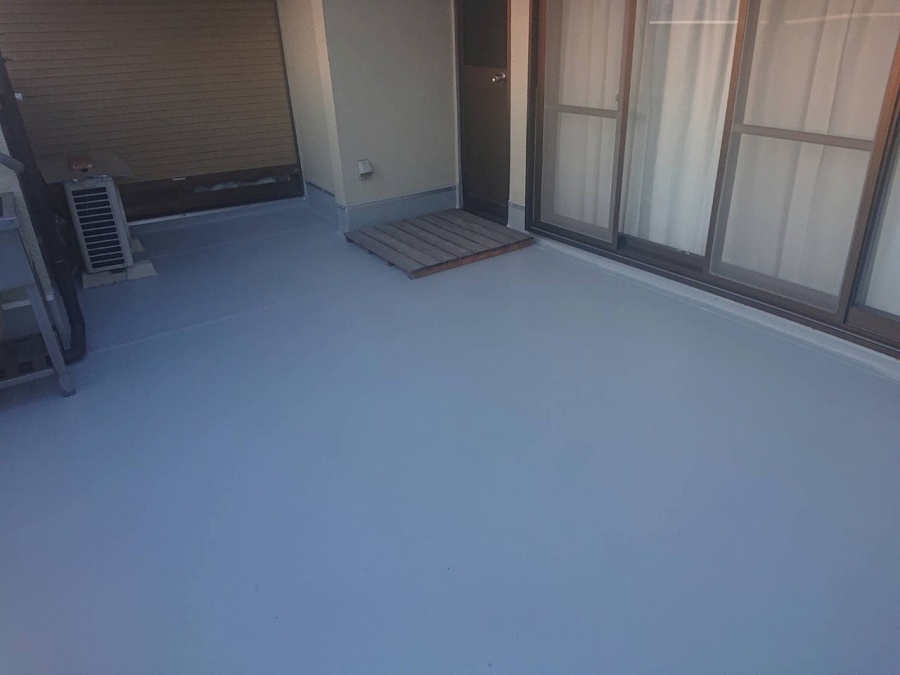 ベランダ塩ビシート防水