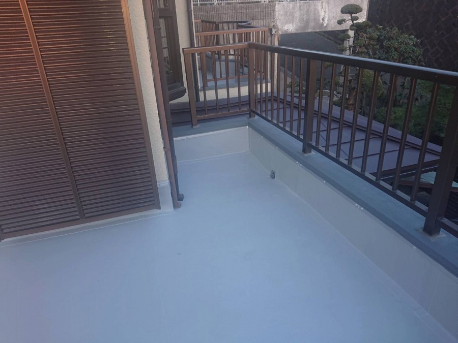 ベランダ塩ビシート防水