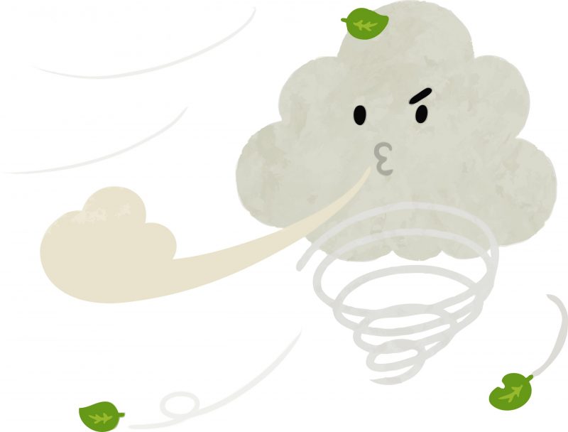 ベランダ屋根修理は台風が来る前に