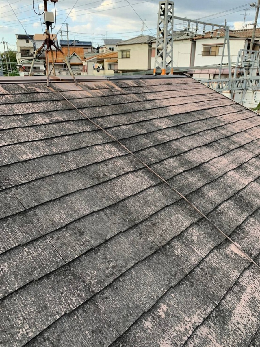 屋根カラーベスト点検