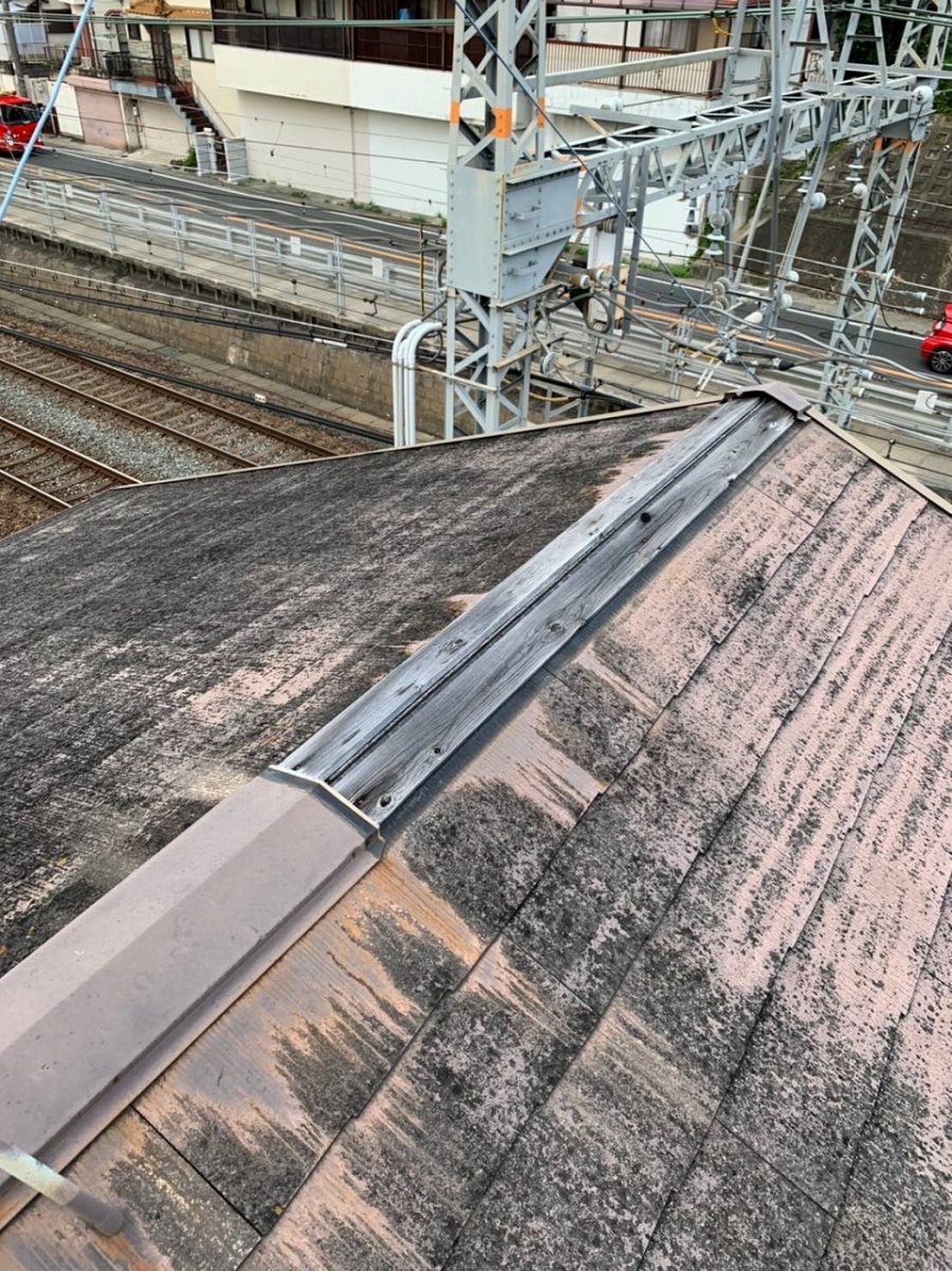 屋根カラーベスト点検２