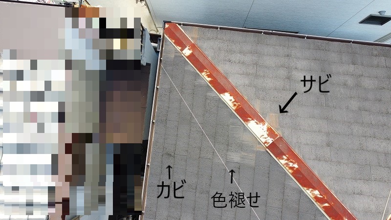 屋根修繕が必要な劣化症状　サビやコケなどの発生