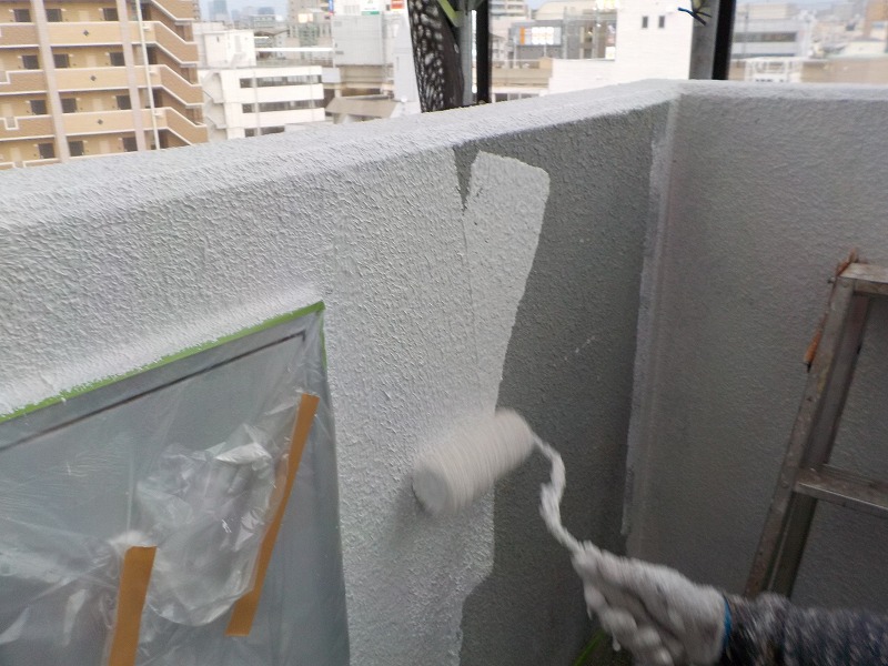 駅前ビル　外壁塗装