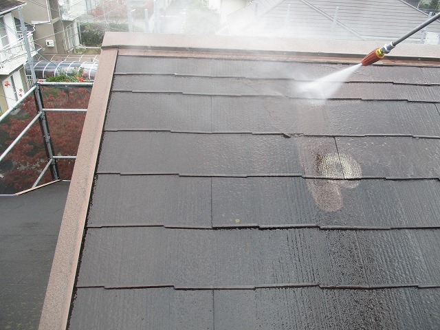 屋根高圧洗浄