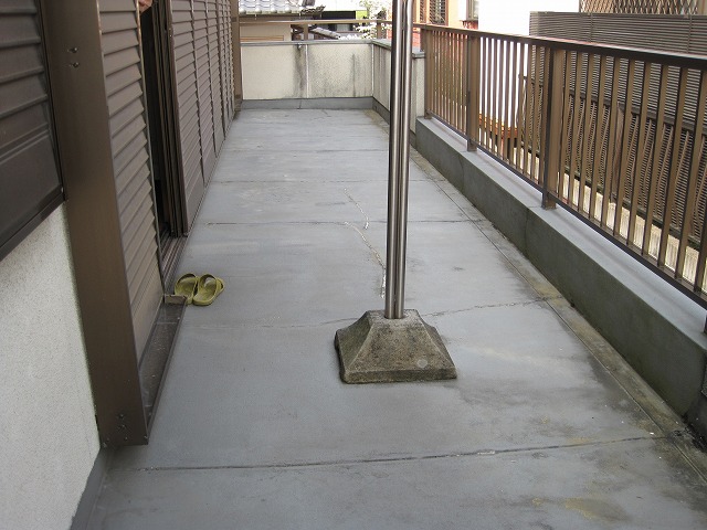 ベランダ床 現状