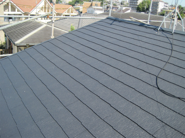 カラーベスト貼り