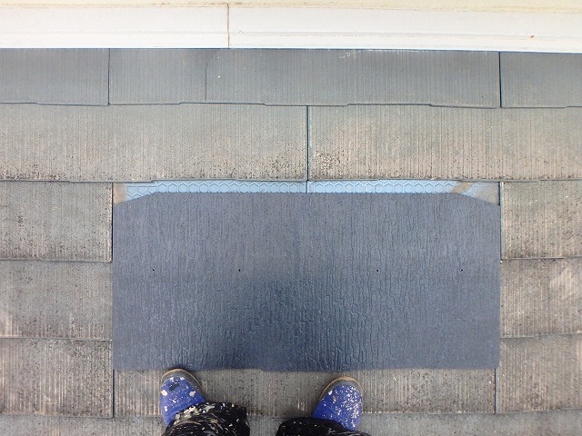 スレート瓦貼り替え前