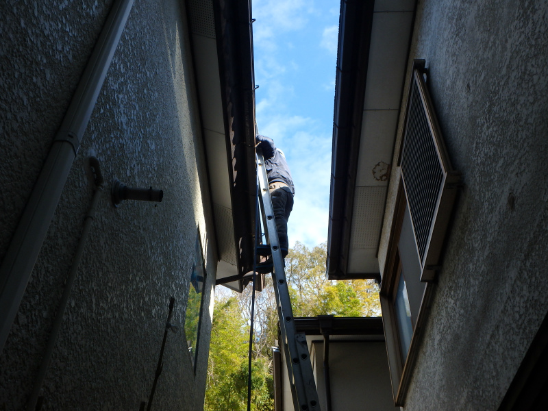 樋つまり解消工事