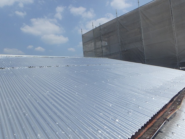 シルバー塗装完了