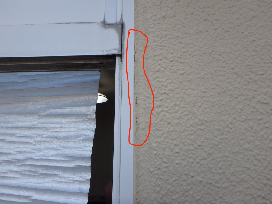 外壁のひび割れ