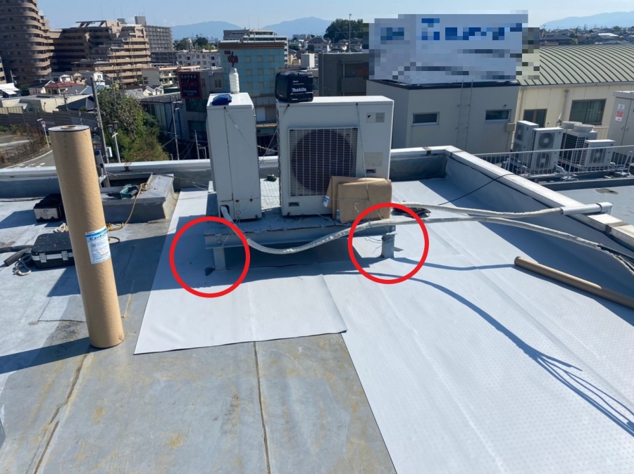 室外機の台の足