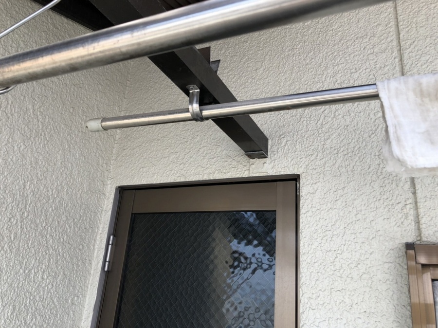 ベランダ物干し高さ調整３