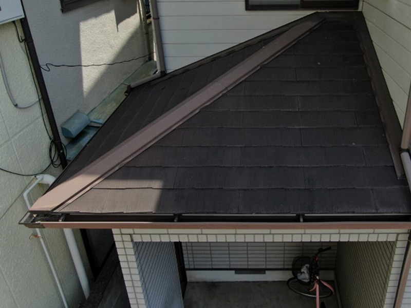 ドローン点検をした下屋根