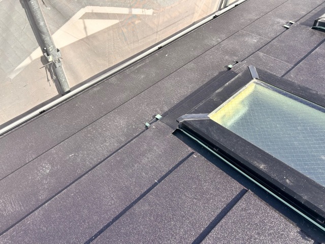 天窓付近施工完了