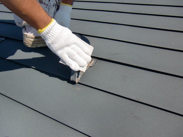 経年劣化雪止め金具