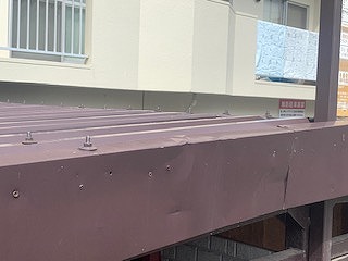 折板屋根
