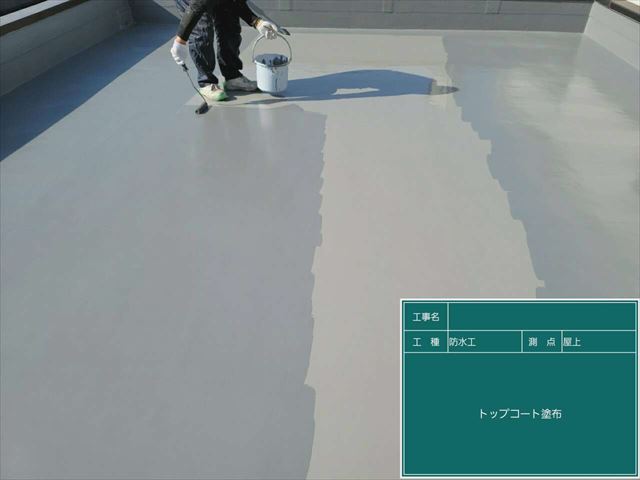 トップコートの塗布