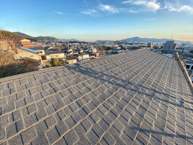 セネターで屋根カバー工法を施工した屋根