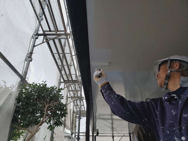軒天の塗装
