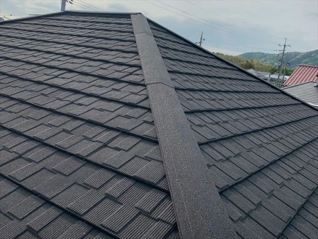 屋根カバー工事の施工後