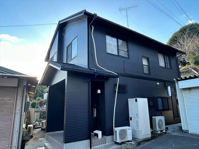 外壁塗装後の住宅