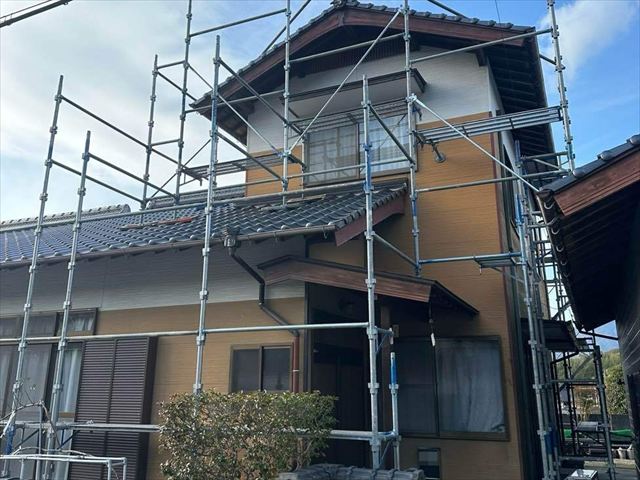 足場の設置