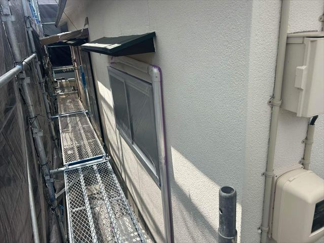 サッシ廻りの養生