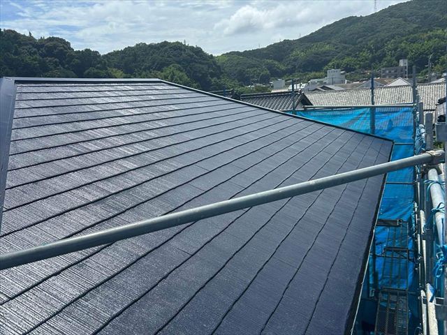 屋根塗装の施工後
