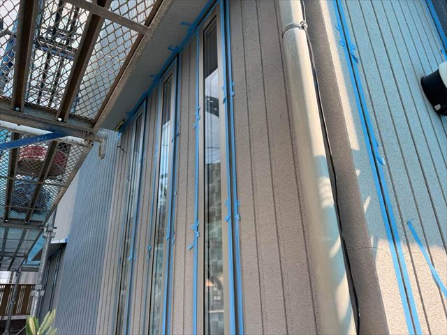 シーリングの撤去