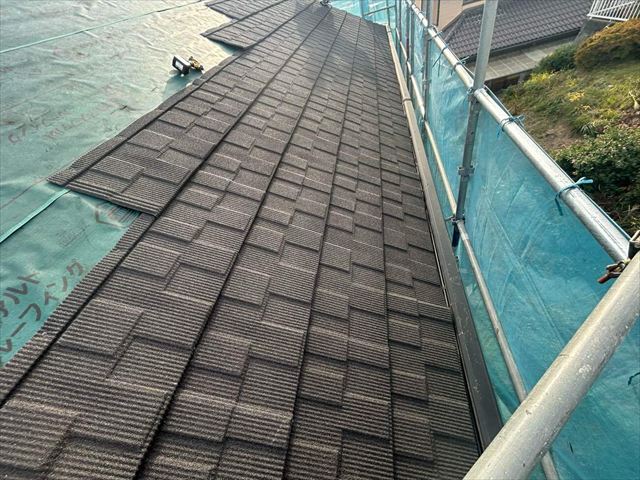 屋根材セネターの施工