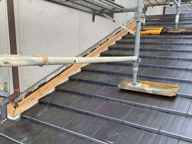 取り合い部分の板金工事