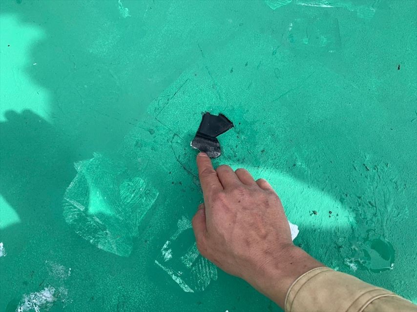 シート防水の破損