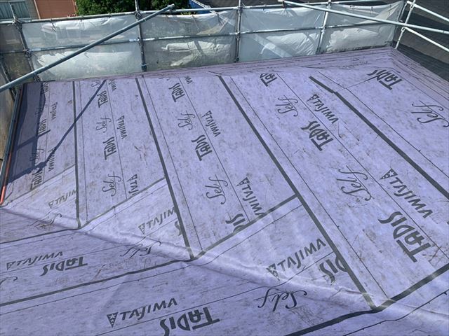 田島ルーフィングの屋根下葺材タディスセルフ