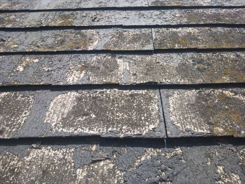 コロニアルの塗膜の剥離