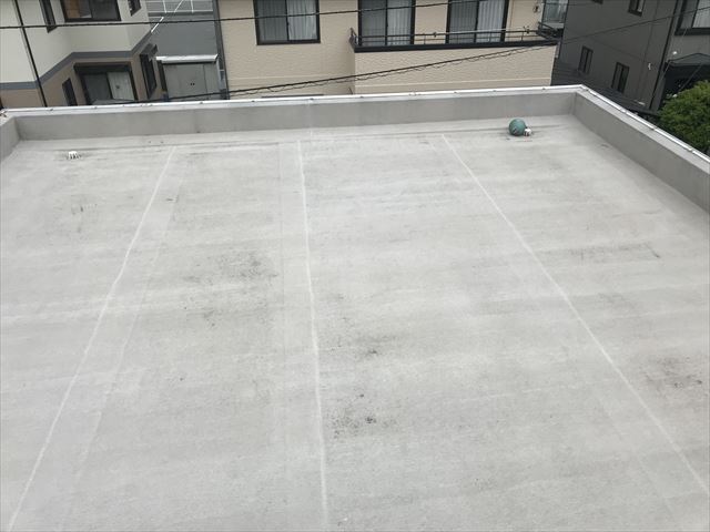 色褪せたシート防水