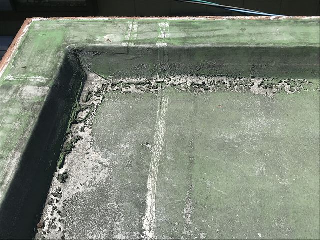 シート防水の立ち上がり