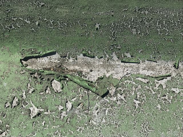 シート防水の剥がれ