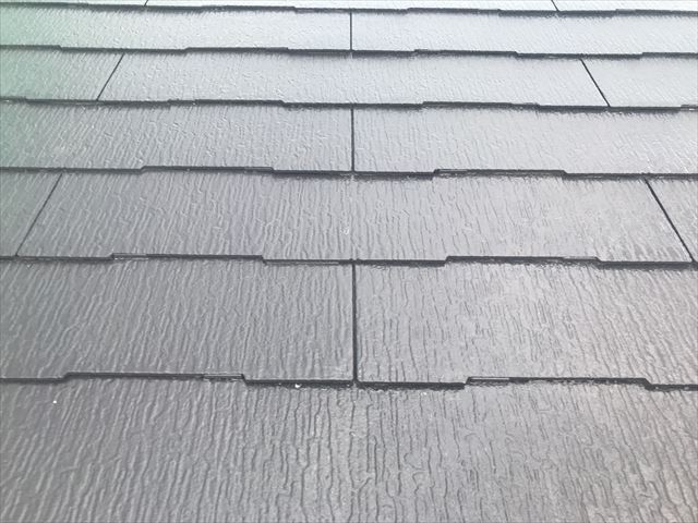 塗装してツヤが出たスレート
