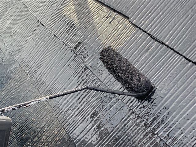 スレート屋根の塗装