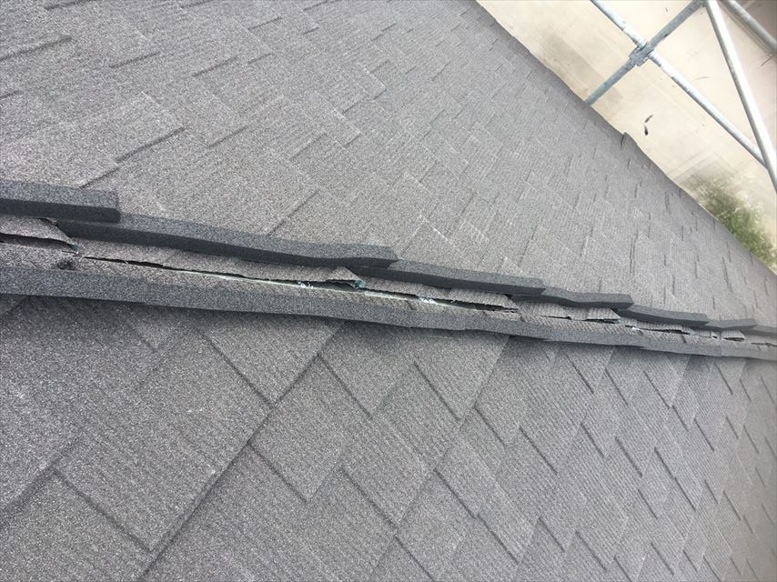 隅棟のシールテープ