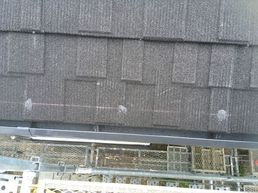 軒先の屋根材セネター