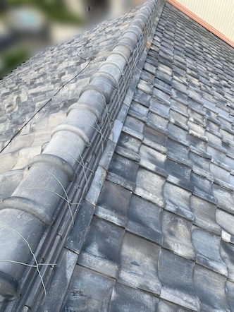 岡崎市　瓦屋根　劣化　点検　５０年　平屋