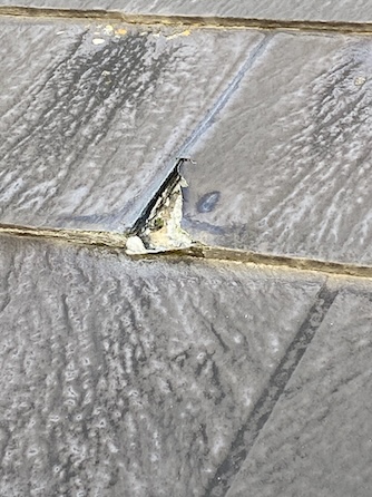 豊橋市　パミール　剥離　塗装不可　ニチハ　屋根材　