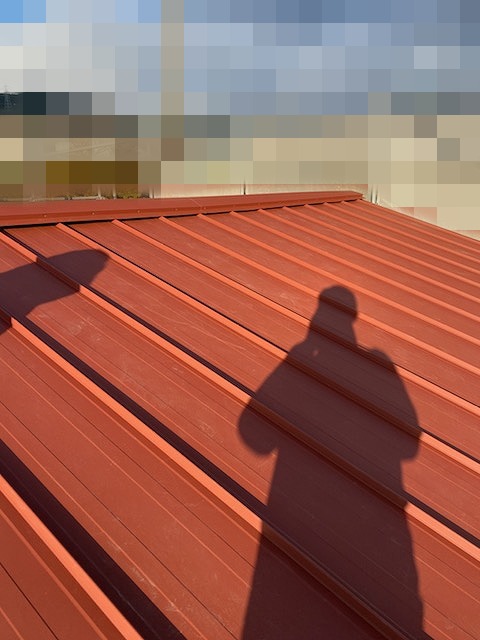 豊川市　セキスイかわらU　立平葺き　葺き替え　