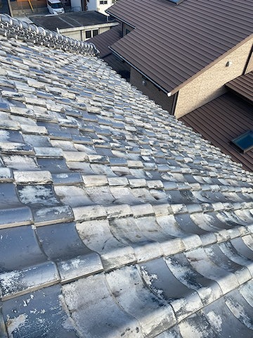 和瓦葺き　平部