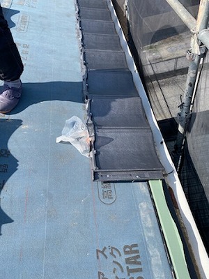 ルーガ雅　軒先施工